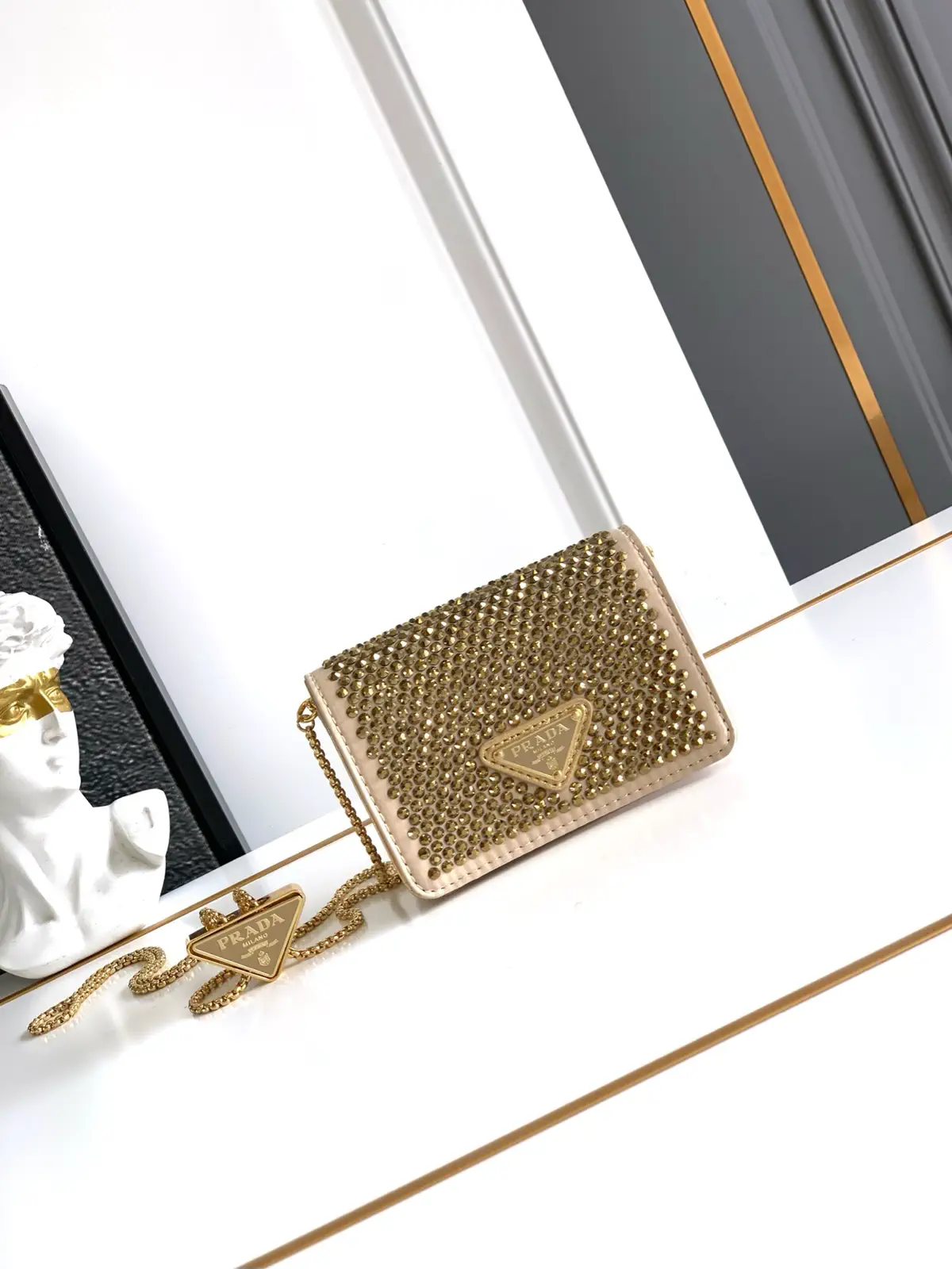 Prada Mini Crystal Crossbody Bag image 1