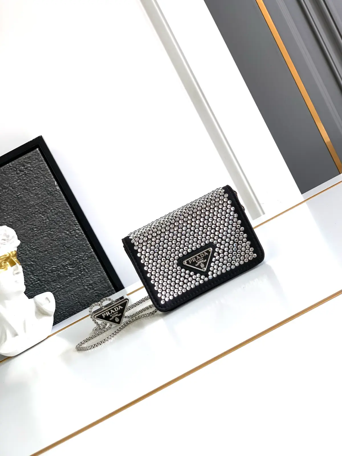 Prada Mini Crystal Crossbody Bag image 1