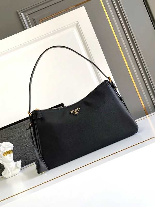 Prada Leather Hobo Shoulder Bag image 1