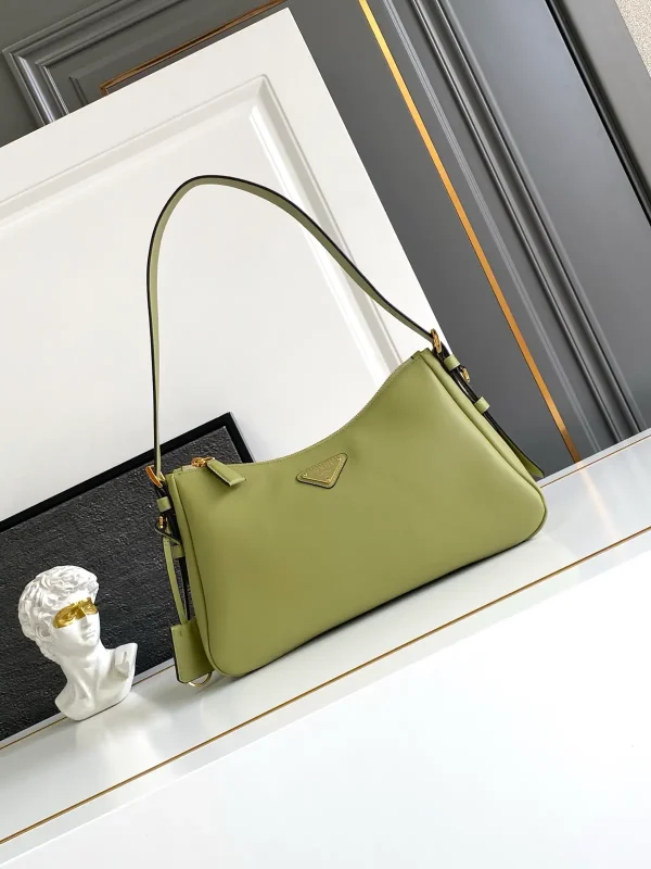 Prada Leather Hobo Shoulder Bag image 1
