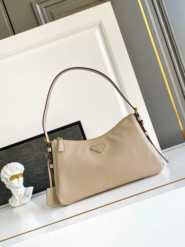 Prada Leather Hobo Shoulder Bag image 1