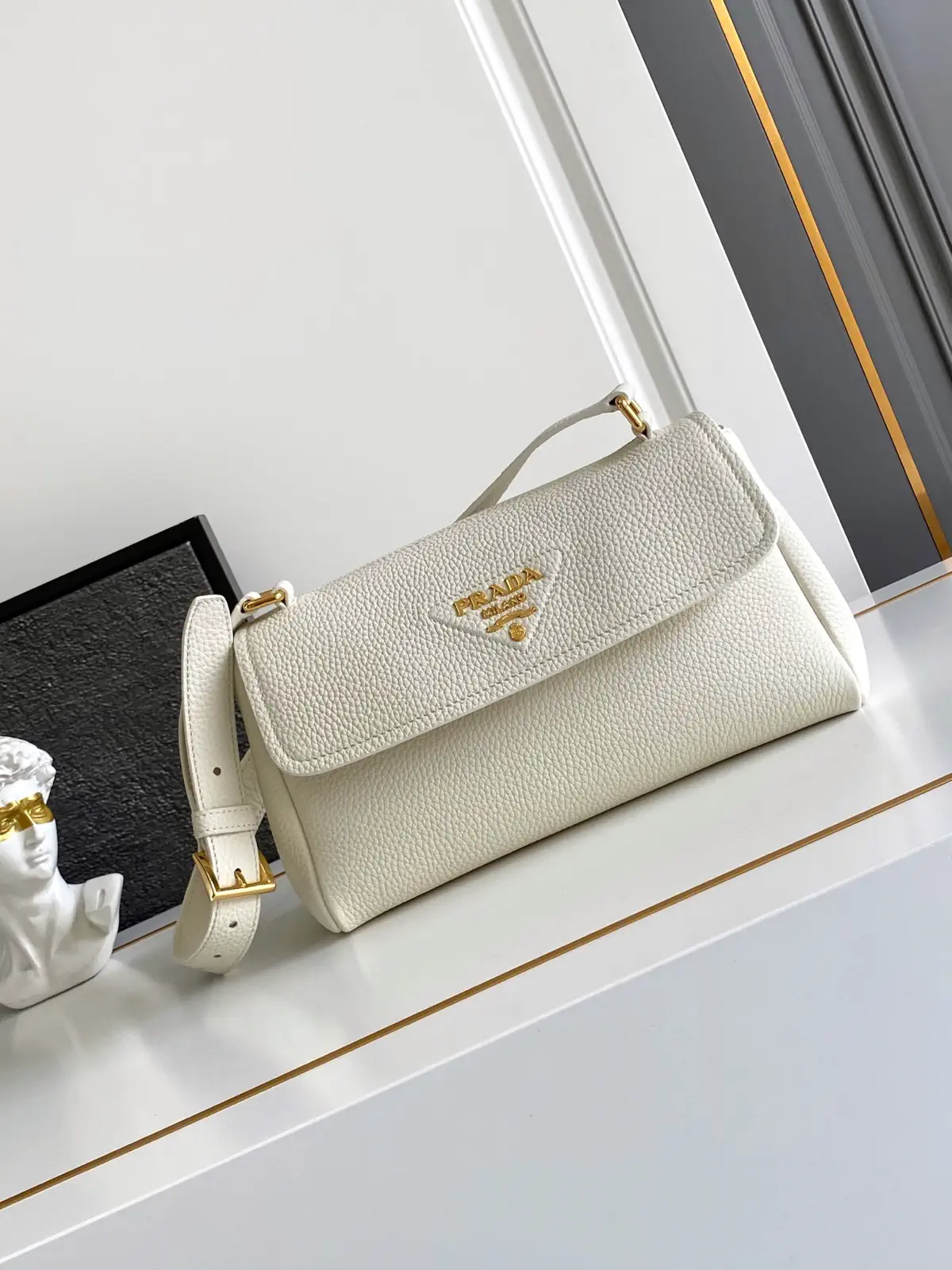 Prada Adjustable Strap Shoulder Bag image 1