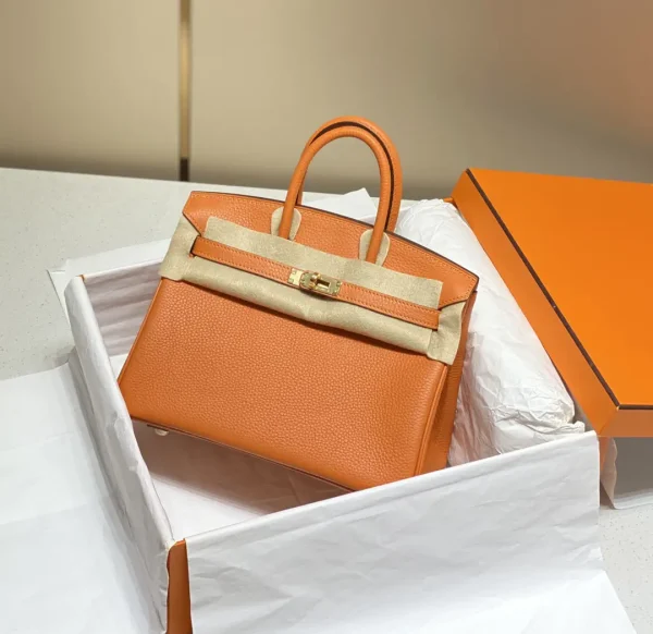 Hermès Orange Top Handle Bag image 1