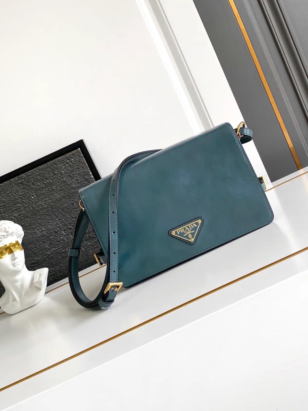 Prada Flap Messenger Crossbody Bag image 1