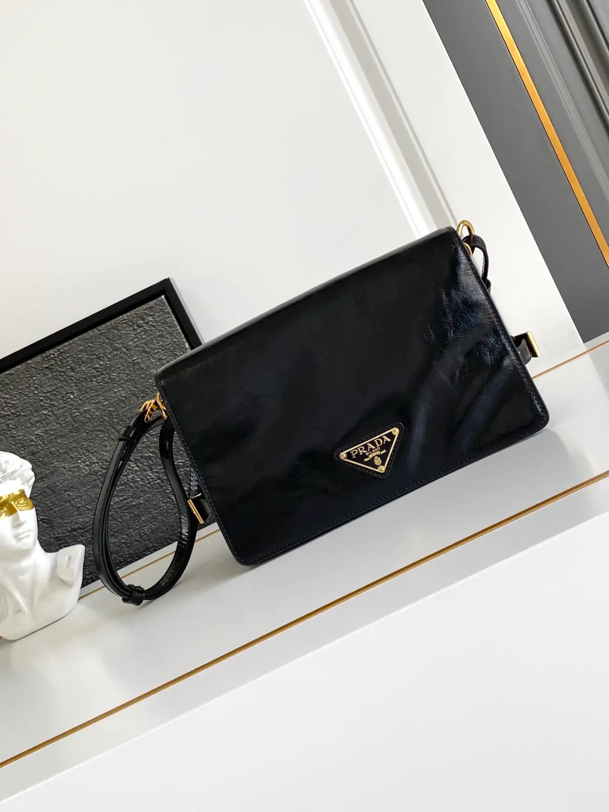 Prada Flap Messenger Crossbody Bag image 1