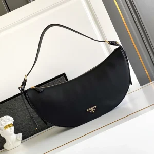 Prada Leather Crescent Shoulder Bag image 1