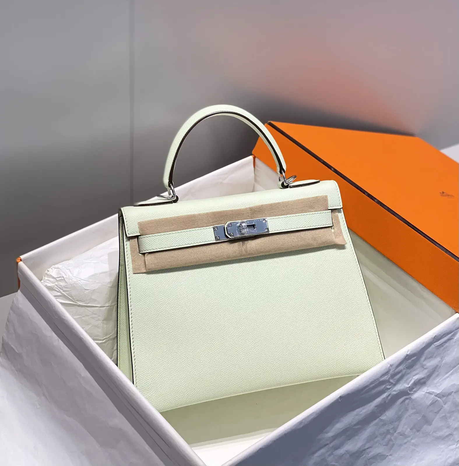 Hermès Epsom Kelly Top Handle Bag image 1