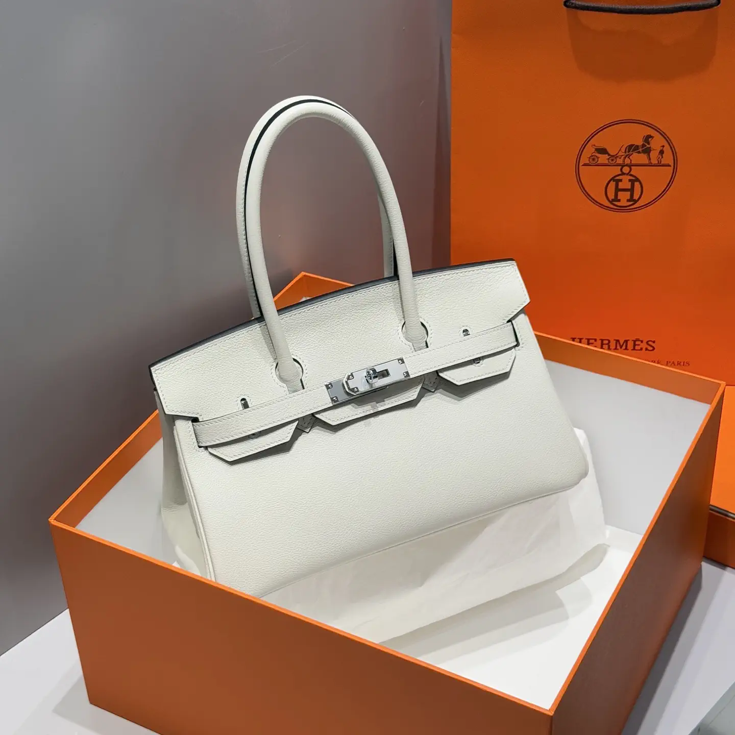 Hermès Shoulder Birkin Top Handle Bag image 1