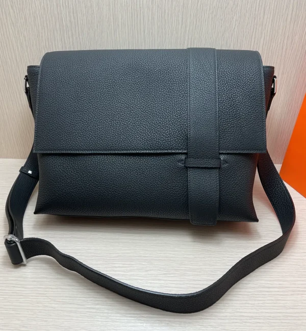 Hermès Leather Crossbody Messenger Bag image 1