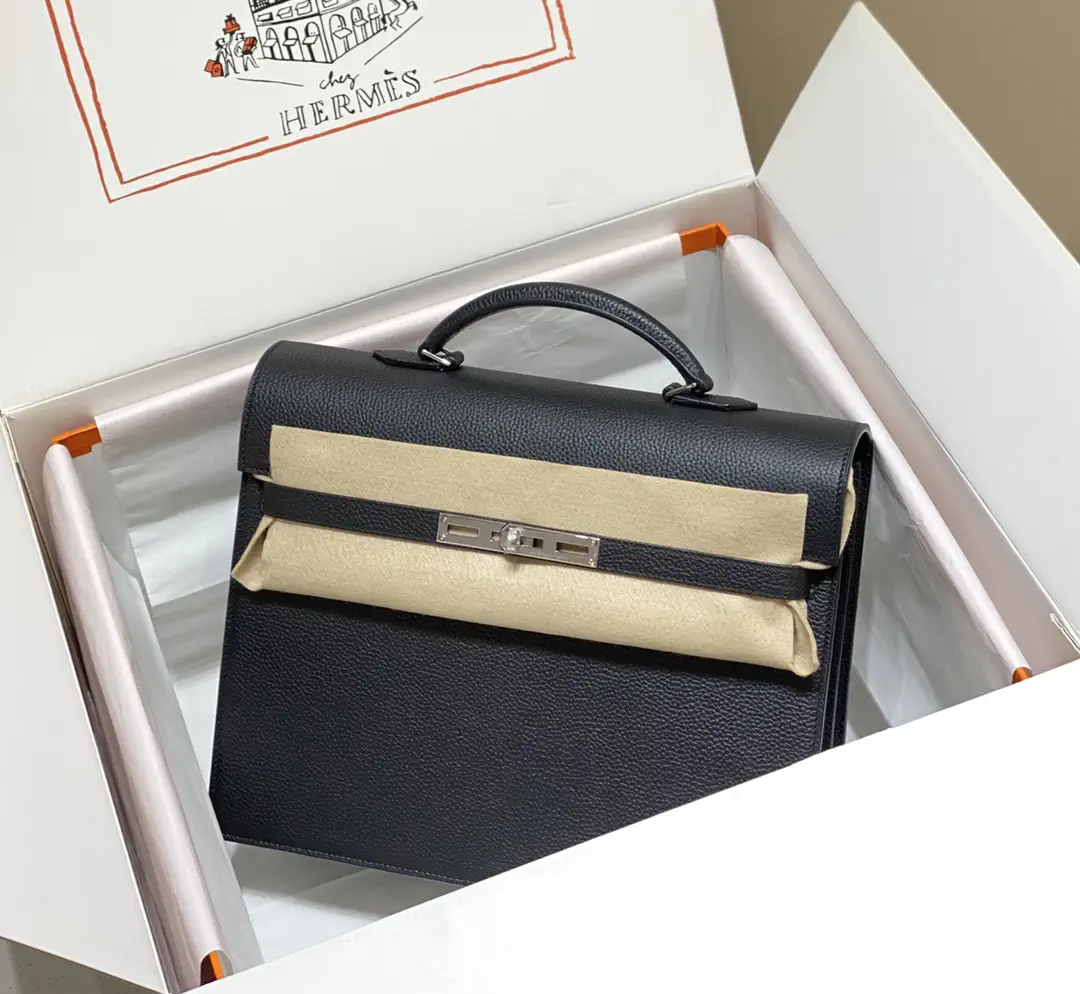 Hermès Black Top Handle Bag image 1
