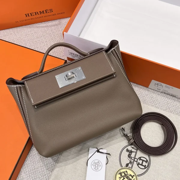 Hermès Leather Top Handle Bag image 1