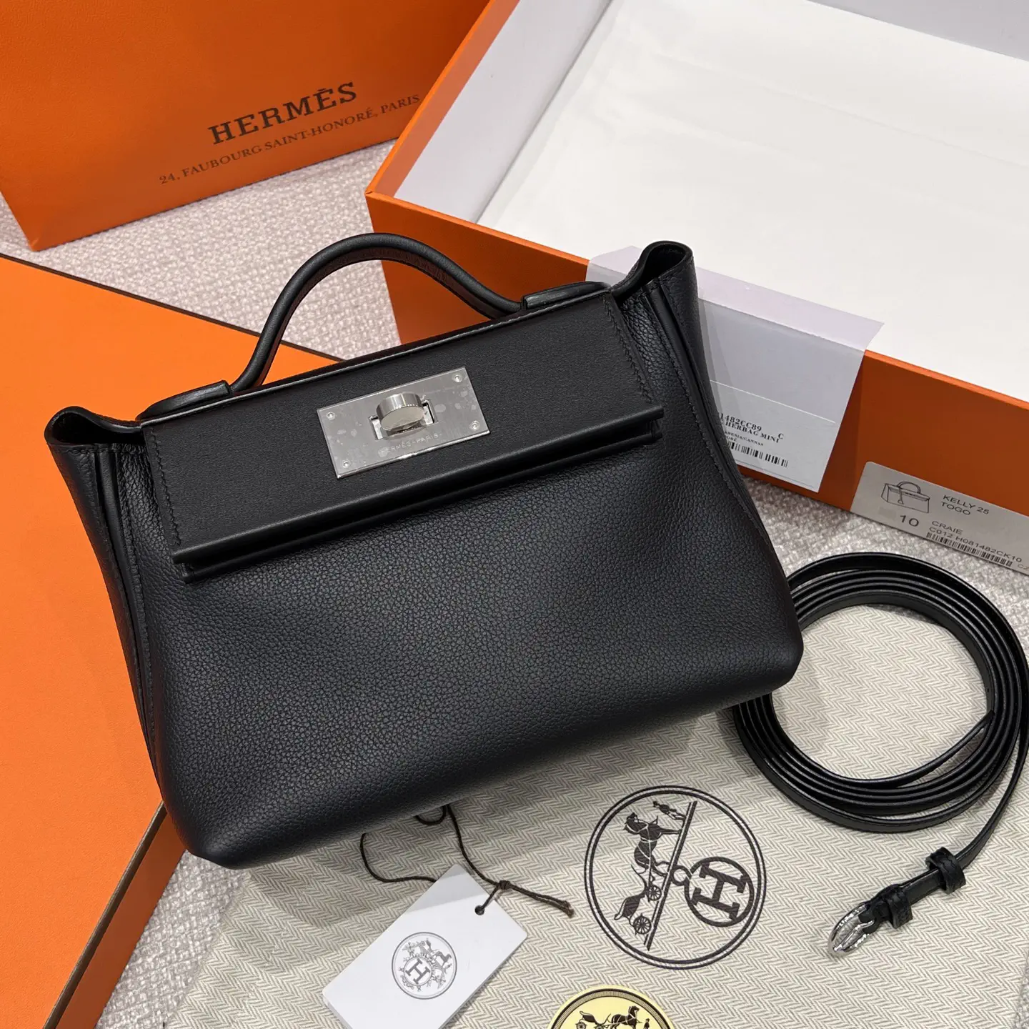 Hermès Leather Top Handle Bag image 1