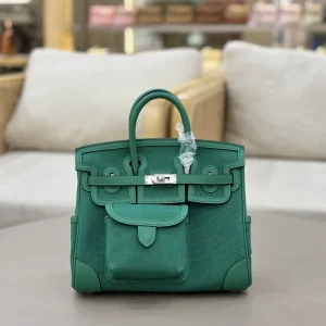 Green Cargo Top Handle Bag image 1