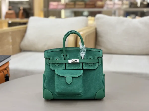 Green Cargo Top Handle Bag image 1