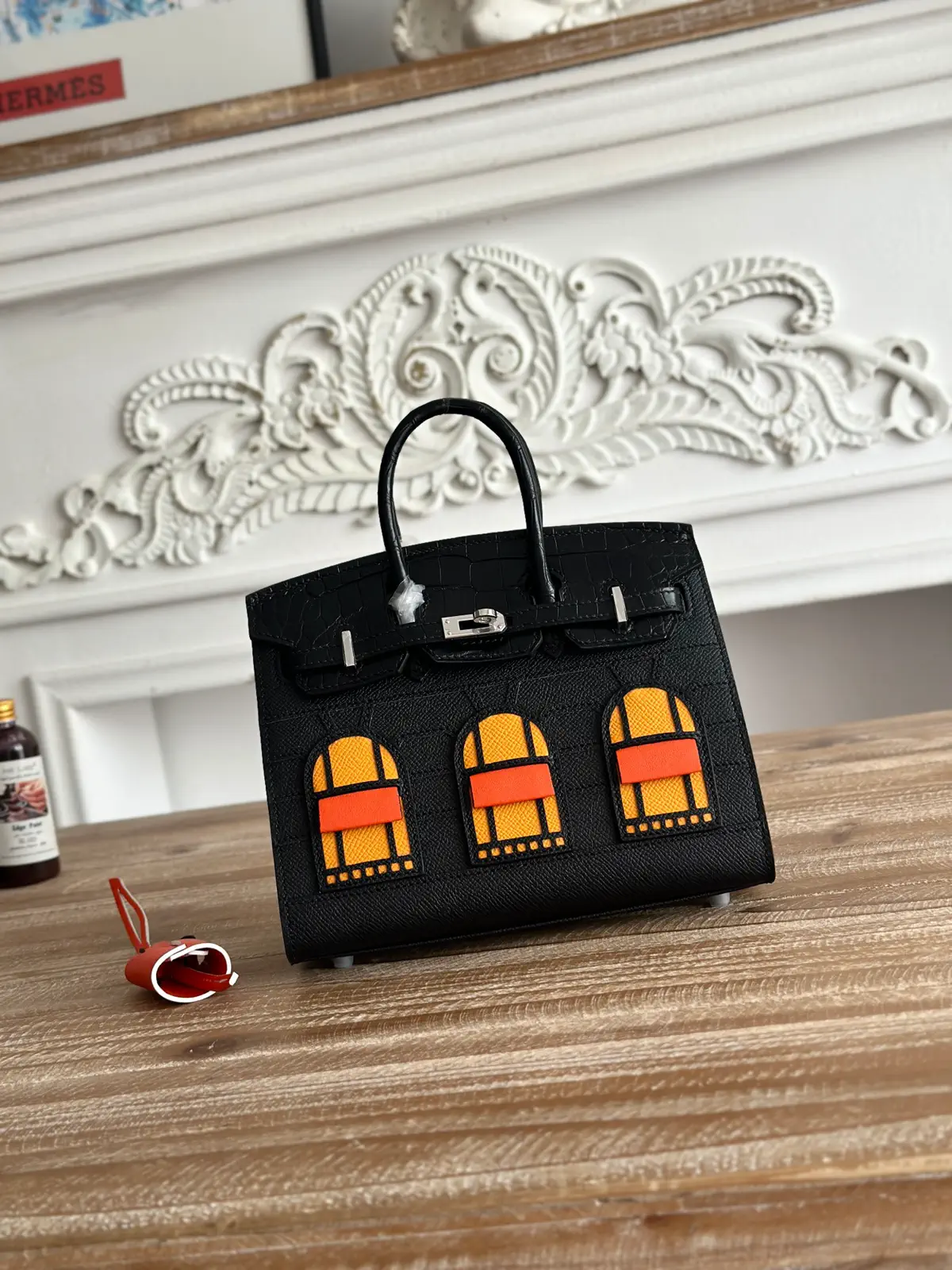 Hermès So Black House Design Top Handle Bag image 1