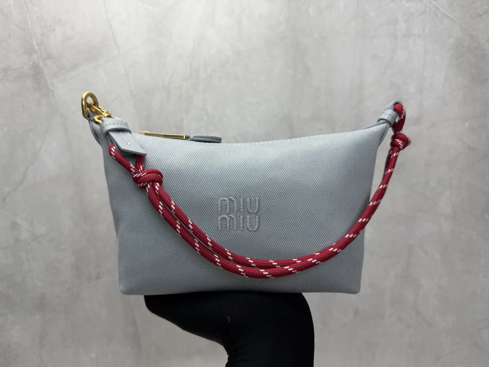 Miu Miu Canvas Top Handle Bag image 1
