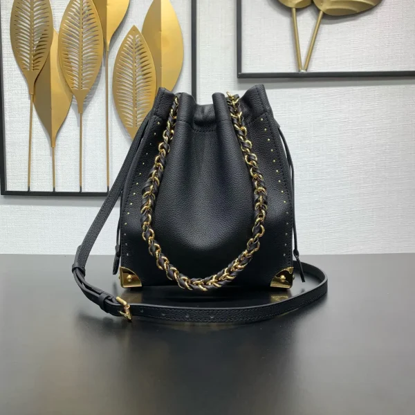 Louis Vuitton Black Noé Trunk Bucket Bag image 1