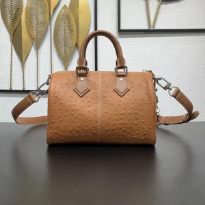 Louis Vuitton Ostrich-Embossed Top Handle Bag image 1