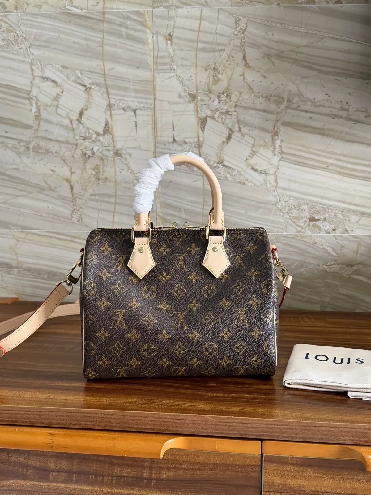 Louis Vuitton Speedy Bandoulière 25 Monogram Top Handle Bag image 1