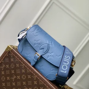 Louis Vuitton Diane Denim Blue Monogram Empreinte Shoulder Bag image 1