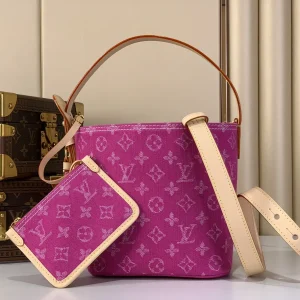Louis Vuitton All In BB Denim Monogram Bucket Bag image 1