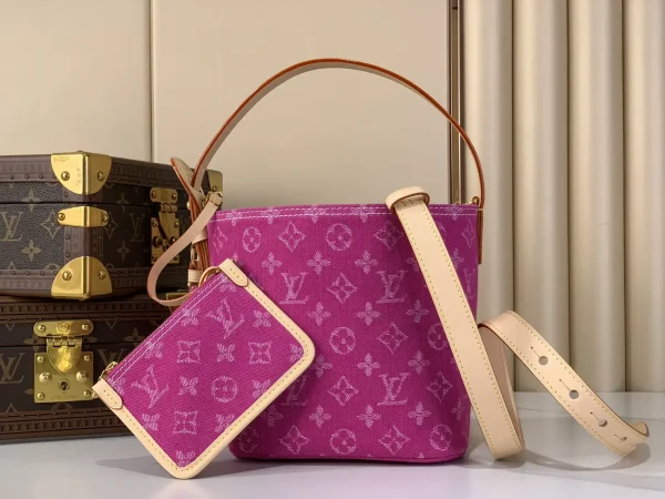 Louis Vuitton All In BB Denim Monogram Bucket Bag image 1