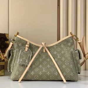 Louis Vuitton Carryall Cargo Monogram Denim Shoulder Bag image 1