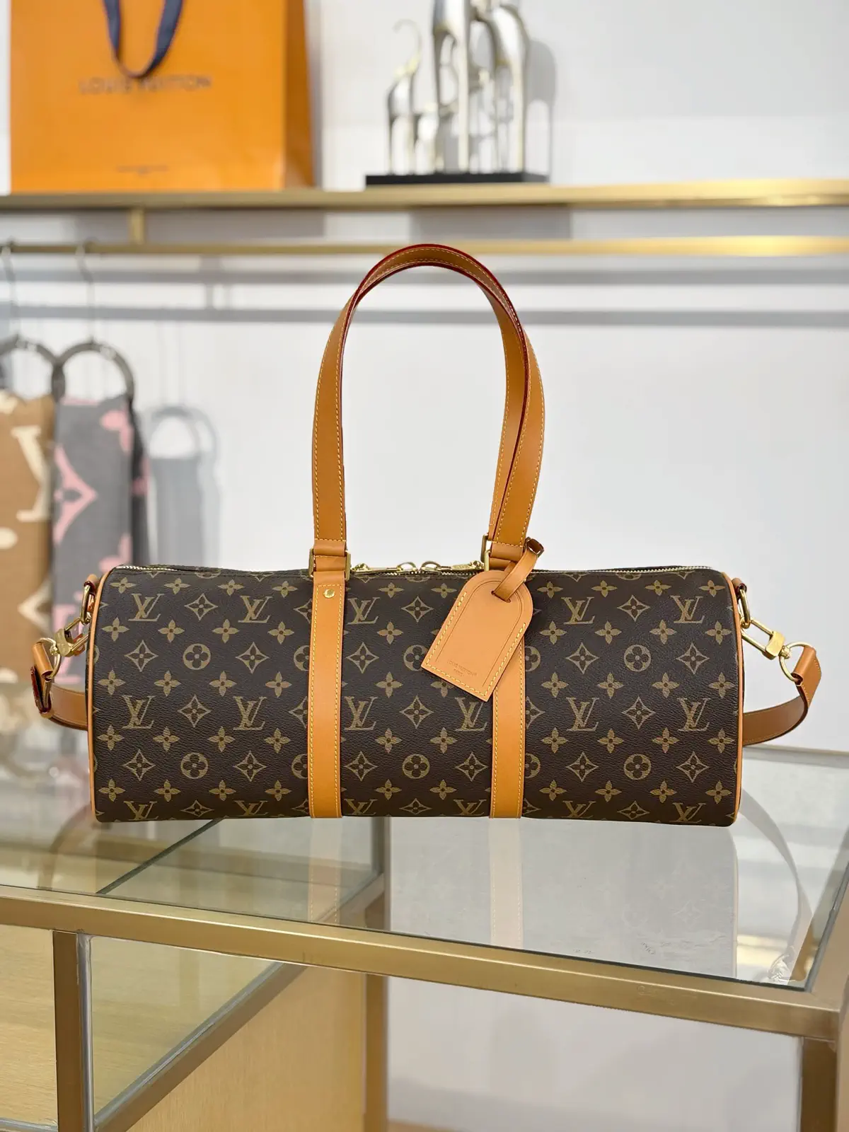 Louis Vuitton Monogram Cylindrical Duffle Bag image 1