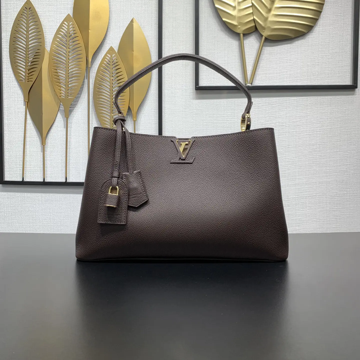 Louis Vuitton Capucines Dark Brown Top Handle Bag image 1