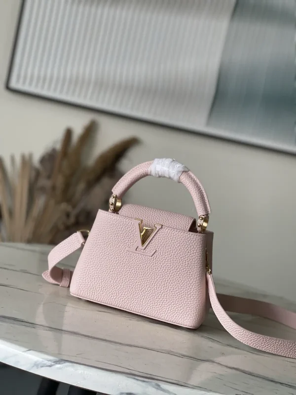 Louis Vuitton Pink Mini Capucines Top Handle Bag image 1
