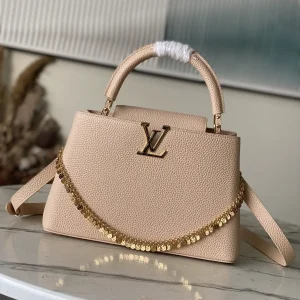 Louis Vuitton Capucines Top Handle Bag with Chain Detail image 1