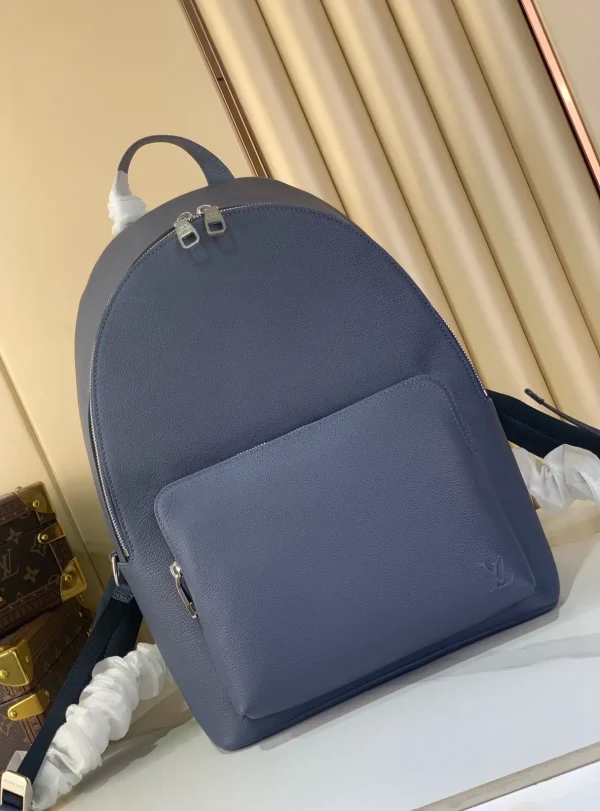 Louis Vuitton Blue Leather Backpack image 1