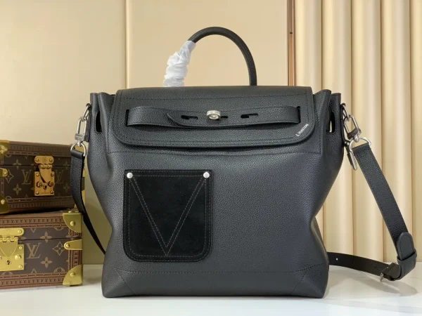 Louis Vuitton Steamer 30 Black Top Handle Bag image 1