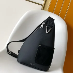 Louis Vuitton Delta Black Leather Sling Bag image 1