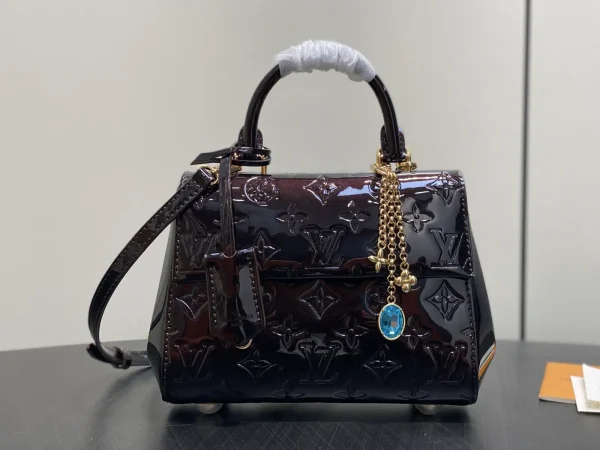 Louis Vuitton Monogram Patent Leather Mini Top Handle Bag image 1
