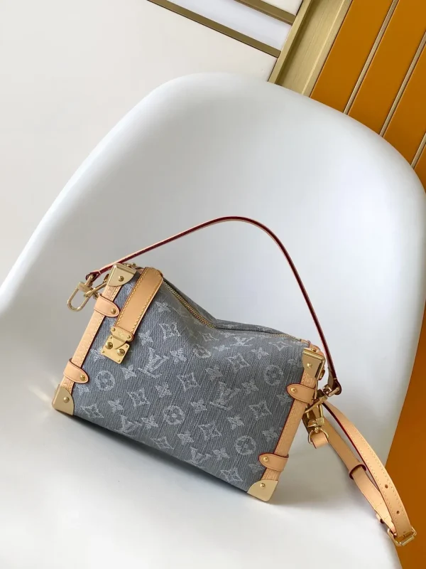 Louis Vuitton Side Trunk MM Monogram Denim Bag image 1