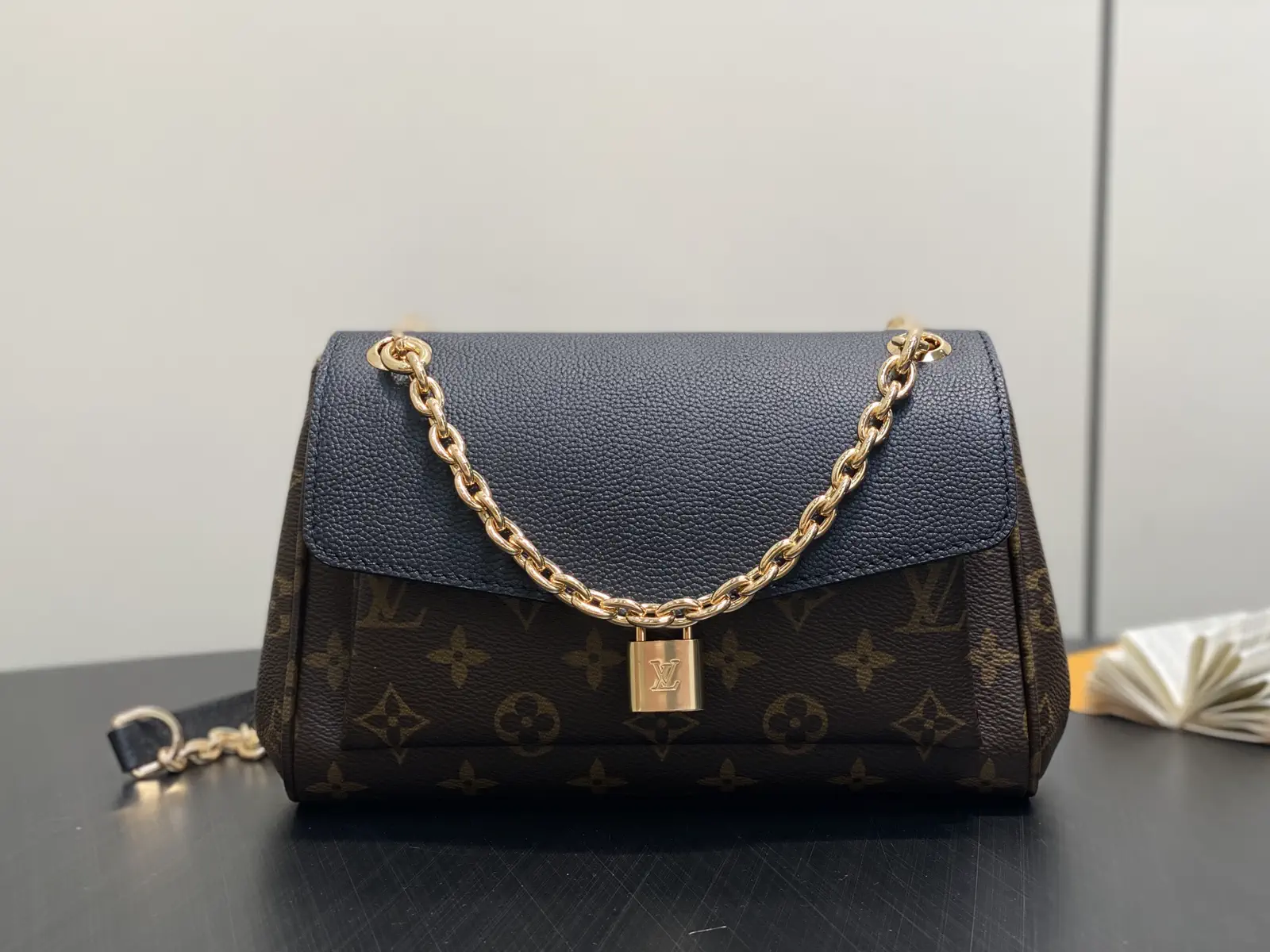 Louis Vuitton Monogram Canvas Flap Chain Bag image 1