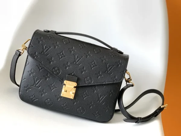 Louis Vuitton Black Monogram Empreinte Pochette Métis Bag image 1
