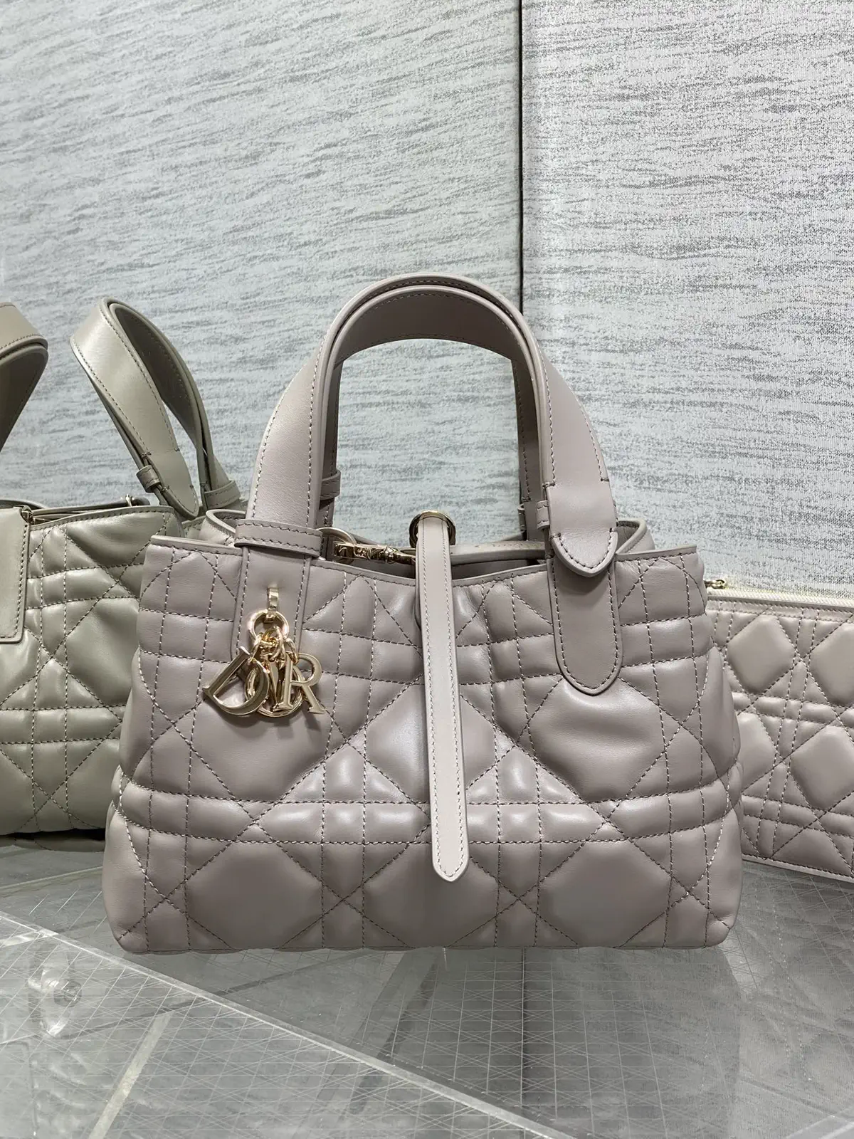 Dior Quilted Top Handle Bag image 1