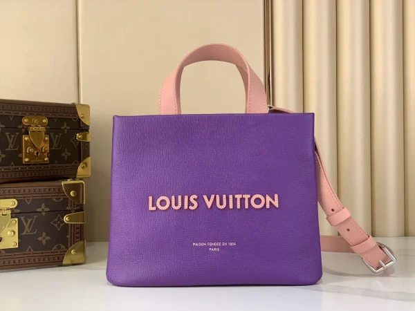 Louis Vuitton Purple Mini Shopper Tote Bag image 1