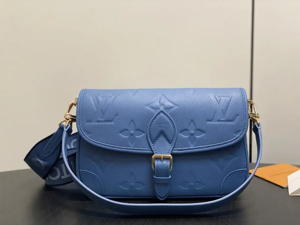 Louis Vuitton Blue Monogram Empreinte Diane Shoulder Bag image 1