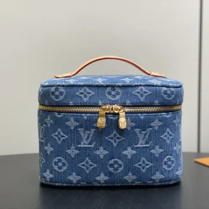 Louis Vuitton Nice Mini Denim Monogram Toiletry Bag image 1