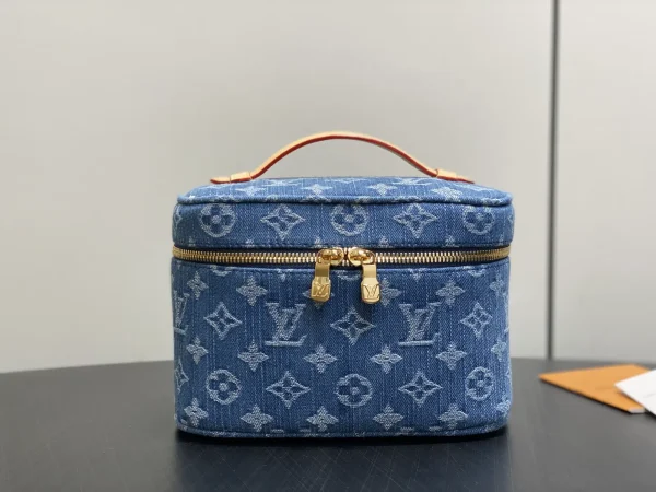 Louis Vuitton Nice Mini Denim Monogram Toiletry Bag image 1