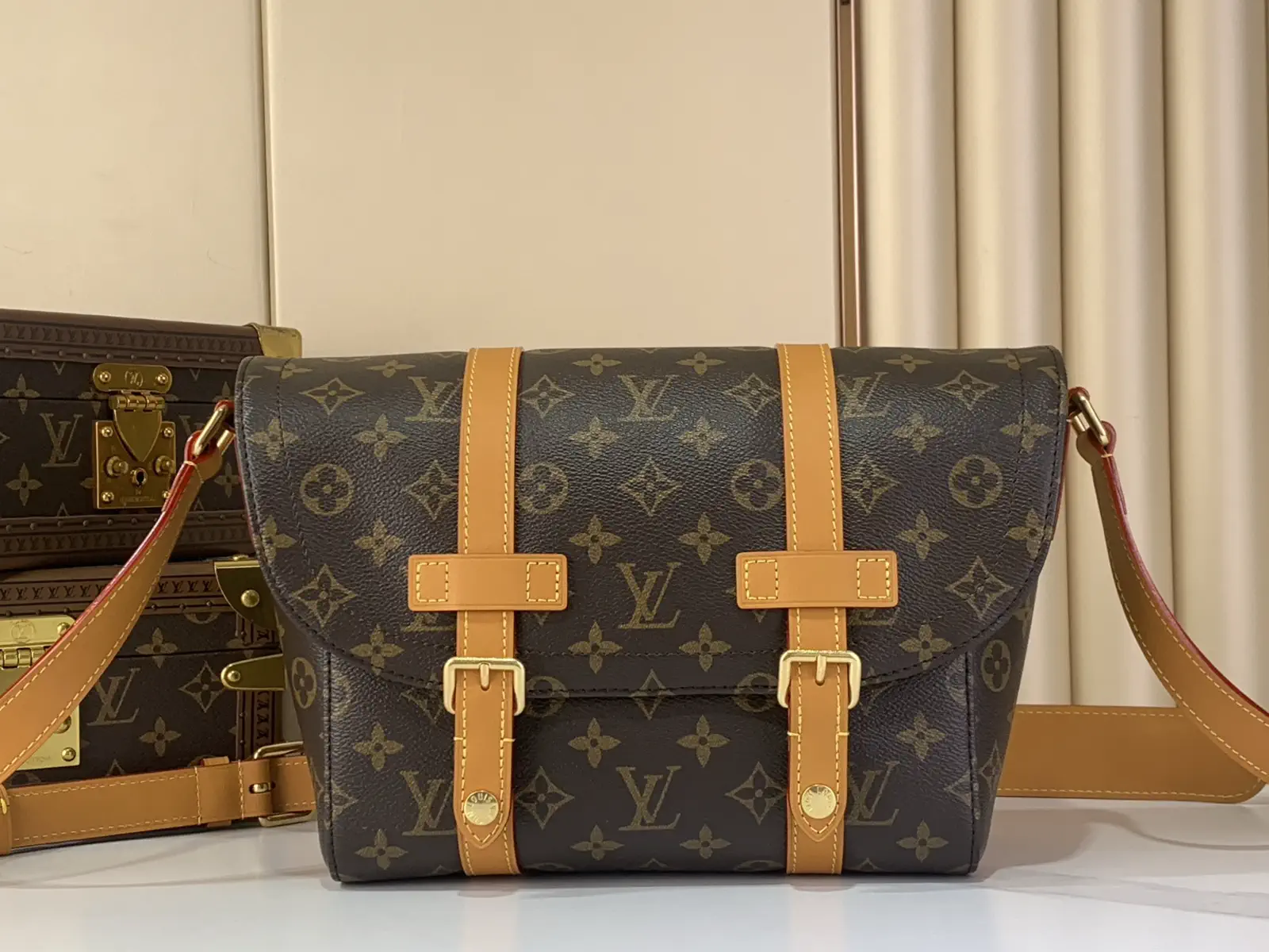 Louis Vuitton Monogram Canvas Messenger Bag image 1