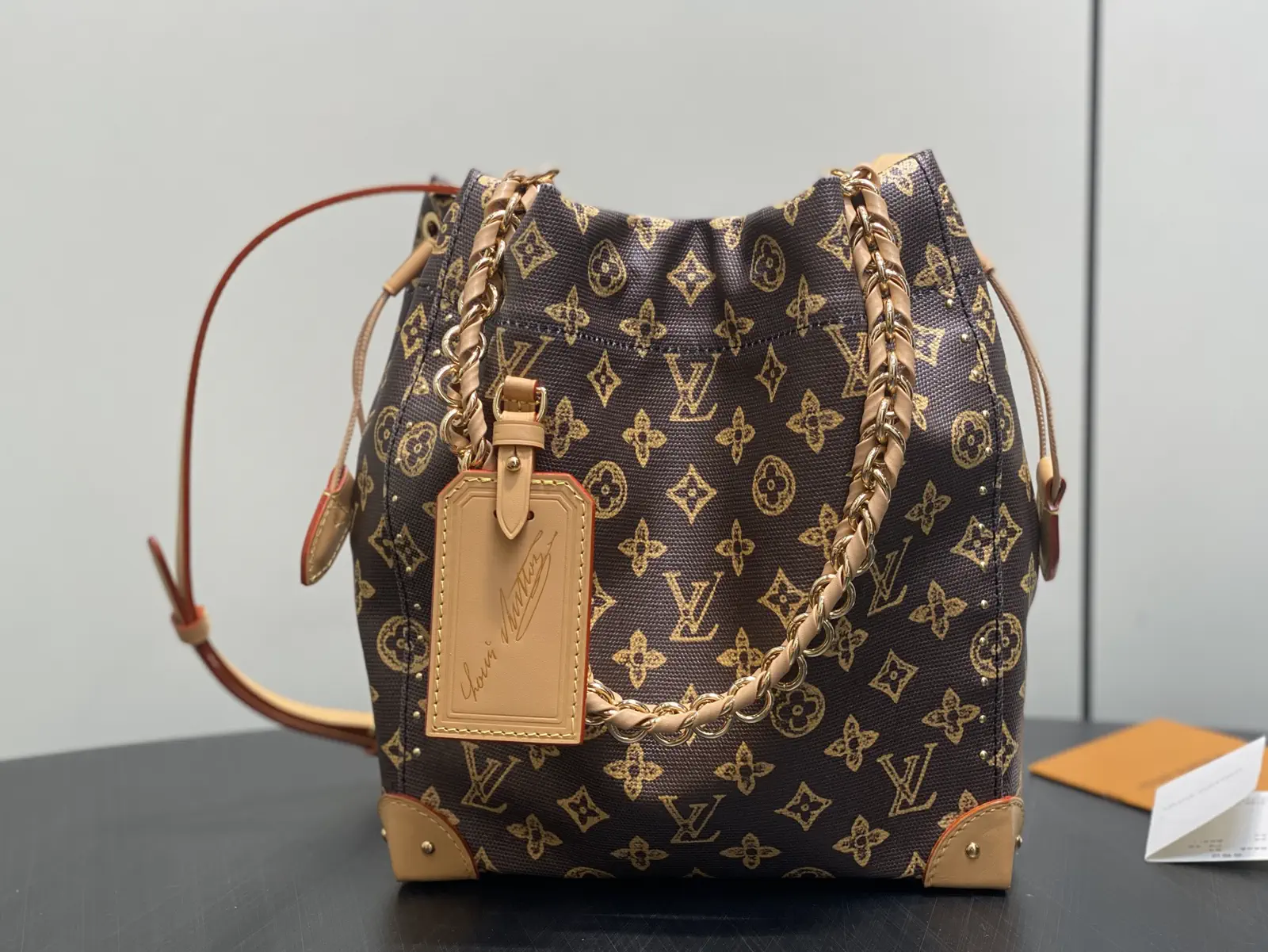 Louis Vuitton Monogram Canvas Noé Trunk Bucket Bag image 1