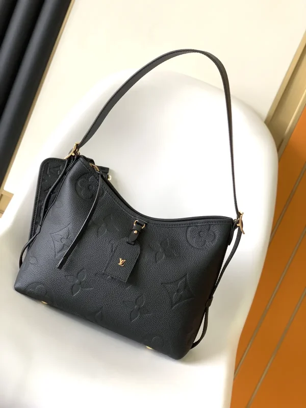 Louis Vuitton Black Monogram Empreinte CarryAll PM Bag image 1