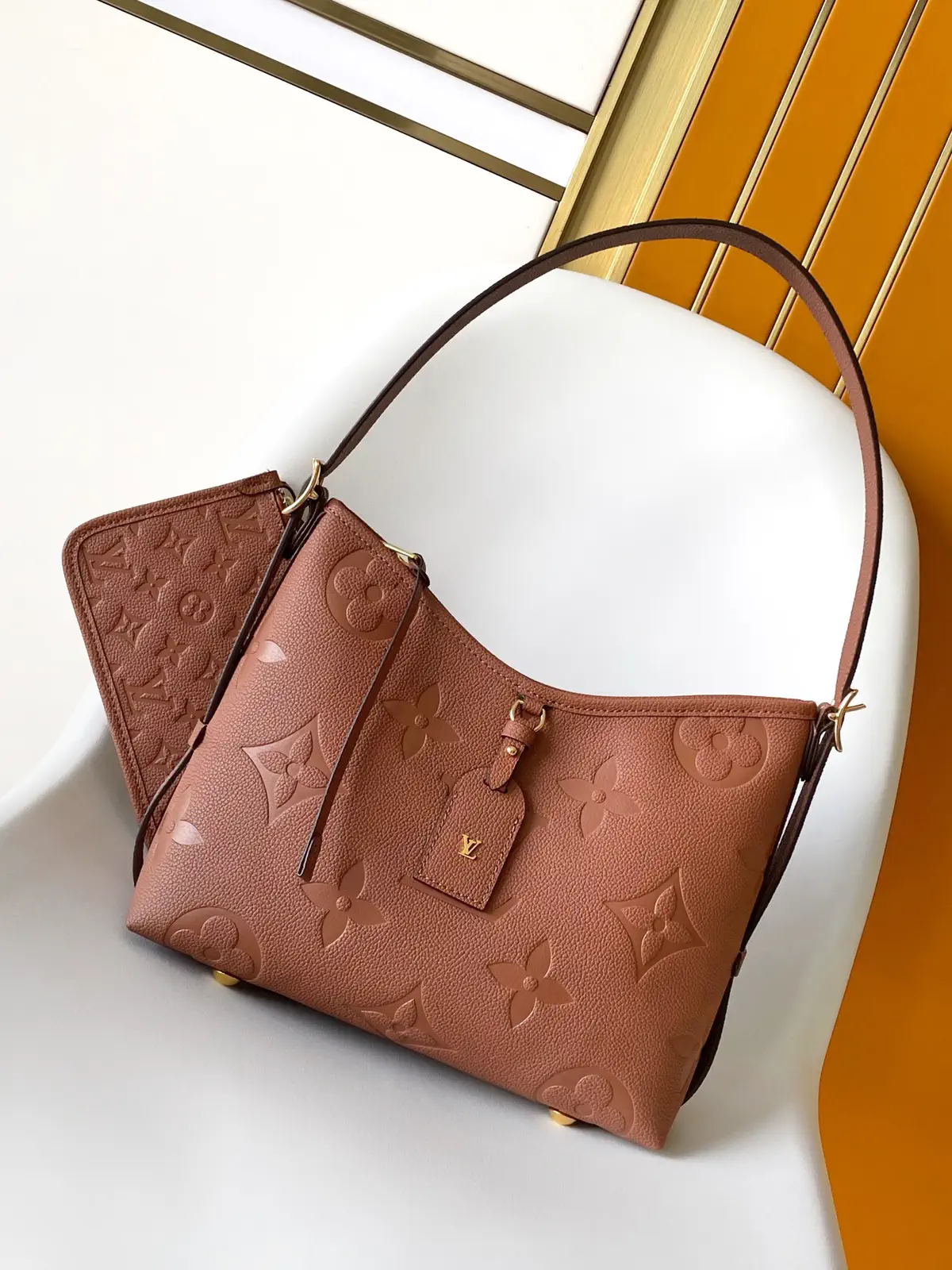 Louis Vuitton Monogram Empreinte CarryAll PM Shoulder Bag image 1