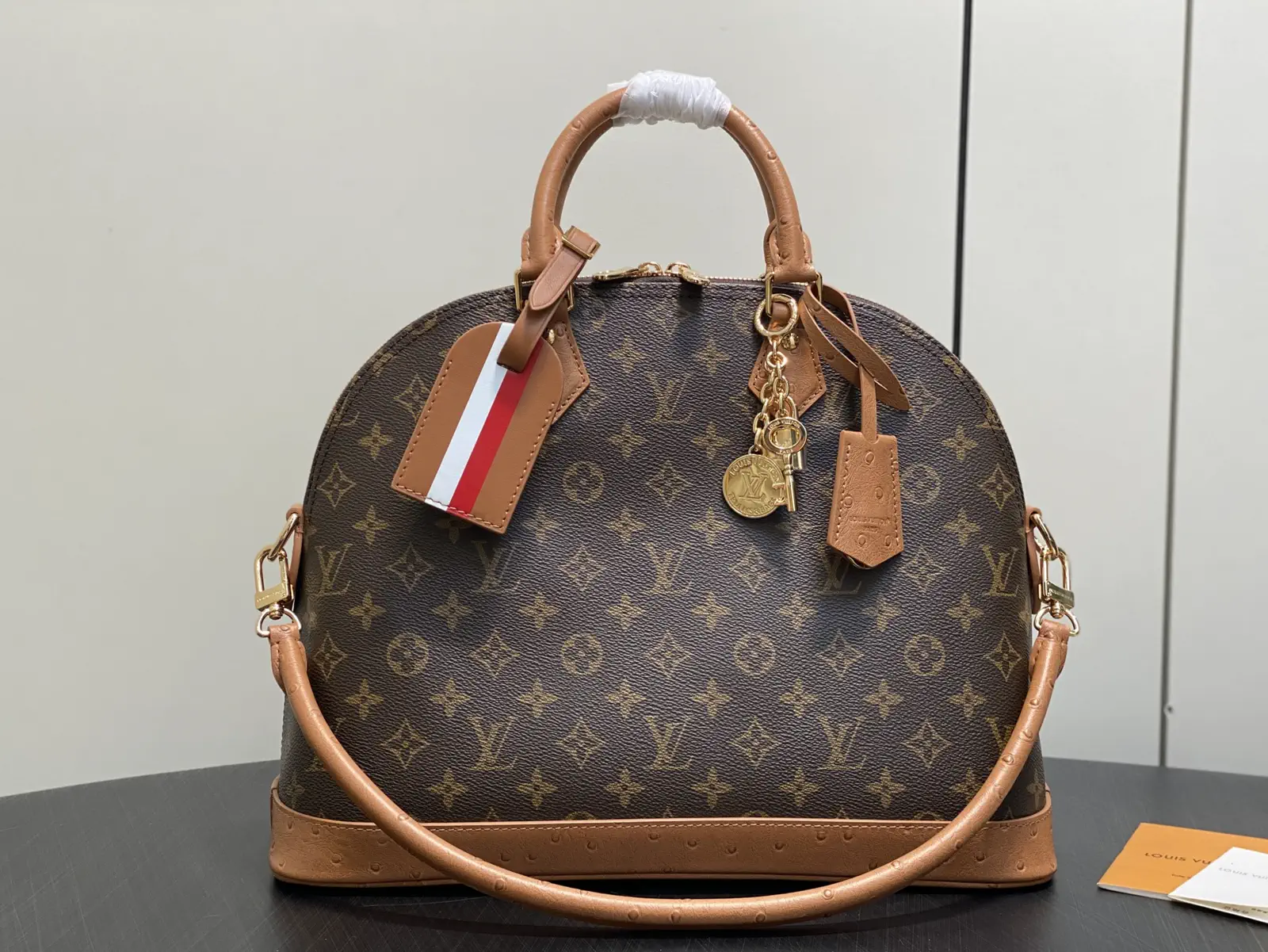Louis Vuitton Monogram Alma MM Top Handle Bag image 1