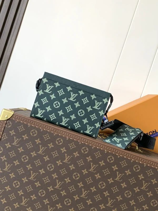 Louis Vuitton Gaston Monogram Shoulder Bag with Detachable Card Holder image 1