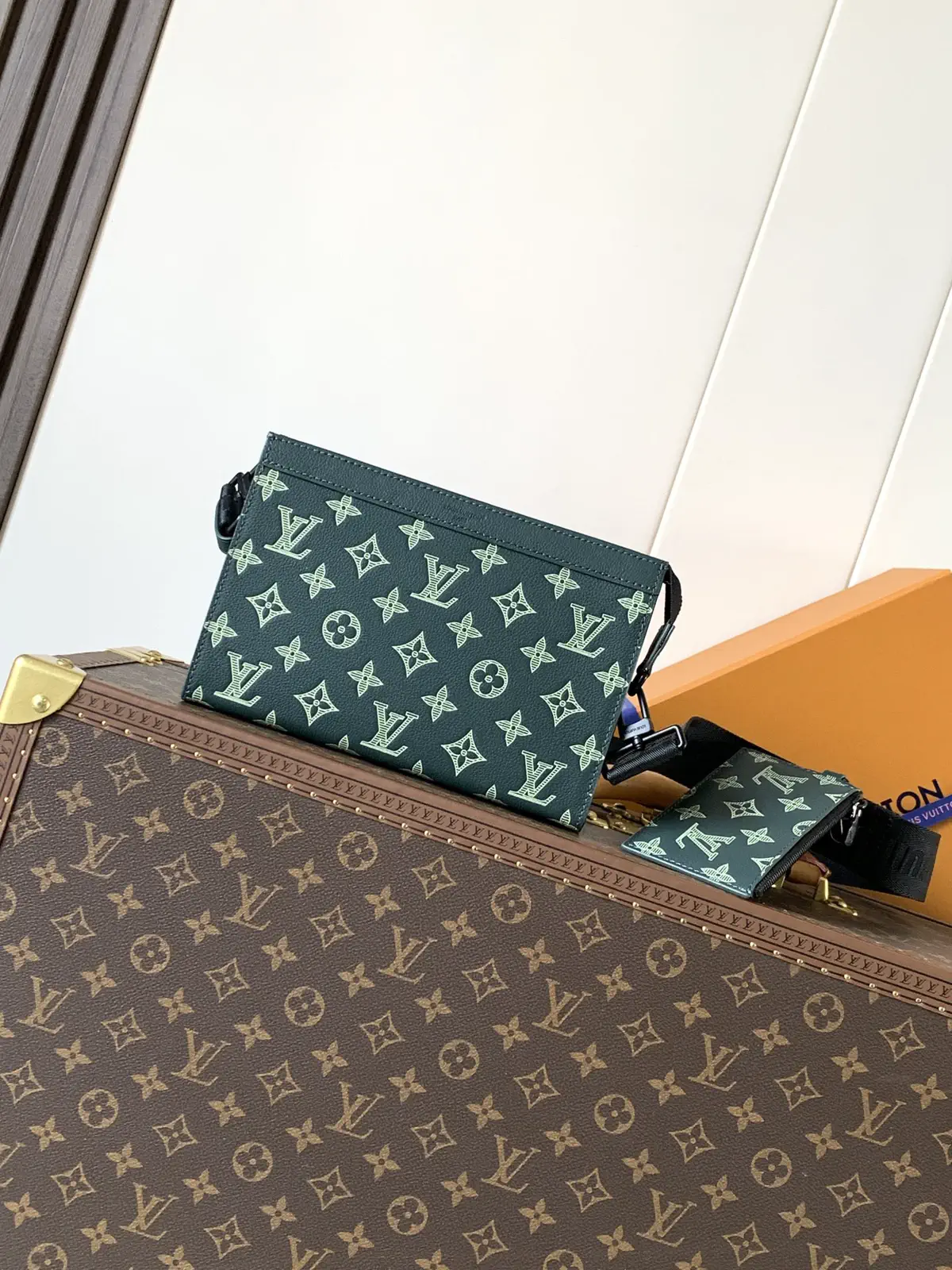 Louis Vuitton Gaston Monogram Shoulder Bag with Detachable Card Holder image 1